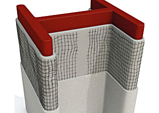 网格搭接不足会导致涂层不符合认证规定，从而为带来防火性能难以预计的风险